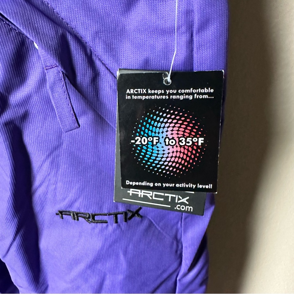 New Arctix limitless snow bibs snow pants purple - Picture 8 of 8
